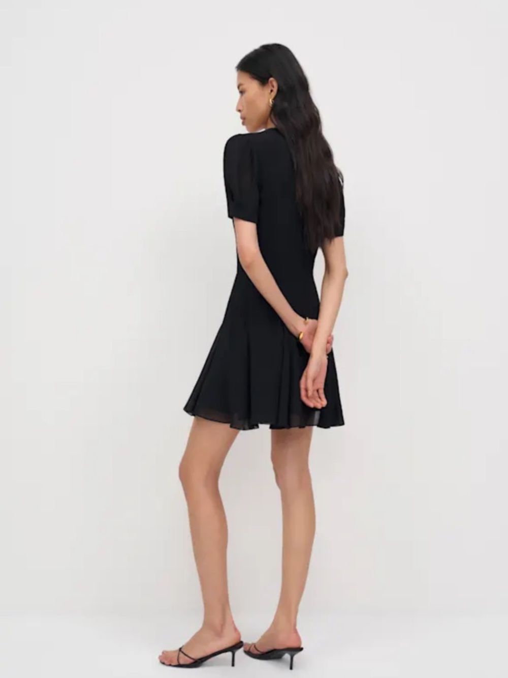 NWT Reformation Elisha Dress - Black - Size L